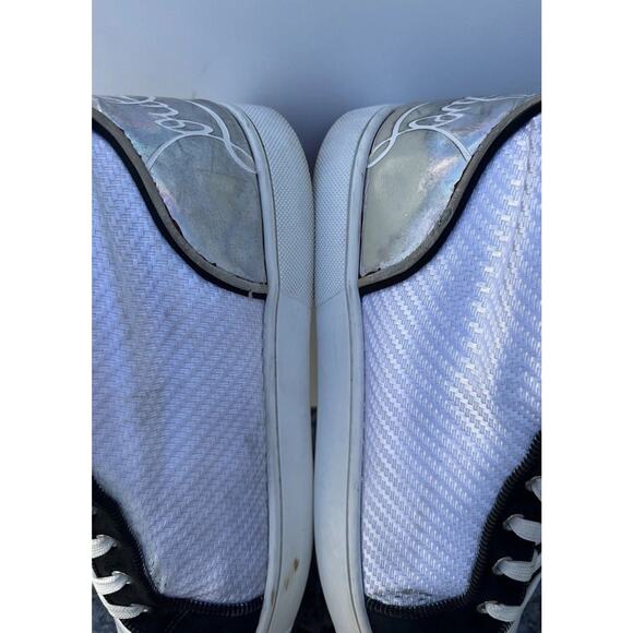 Christian Louboutin White Multicolor Mesh Leather Sneakers Sz EU 43 - Picture 12 of 16